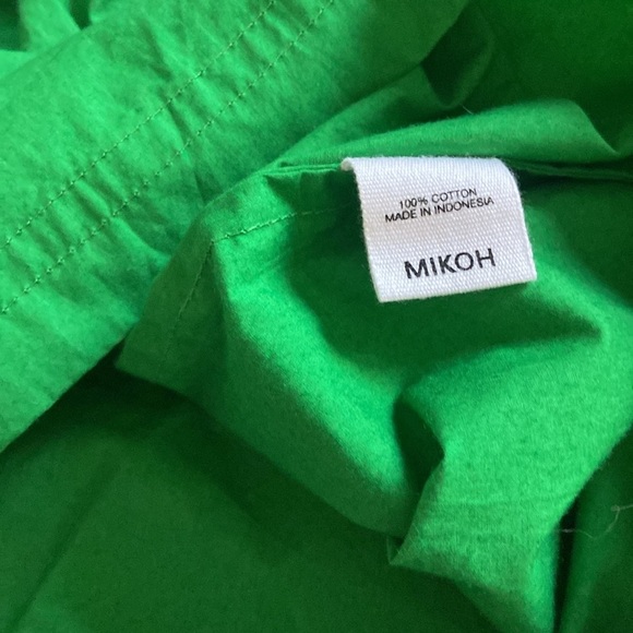 Mikoh Willa Shorts Sz 2 Small Grass Green NEW 100% Cotton - Picture 5 of 5